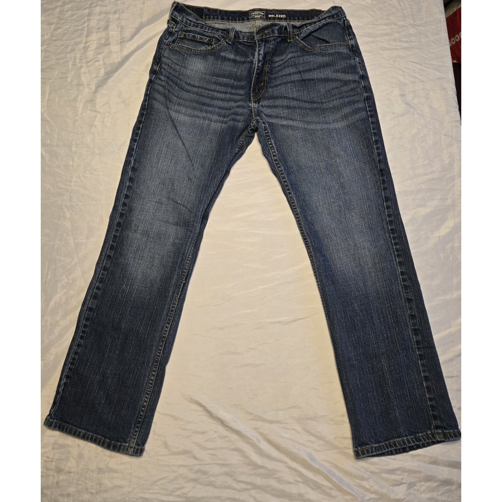 Levi's Signature Gold Relaxed Fit Jeans Classic‎ Blue Denim Size 36x32 Straight